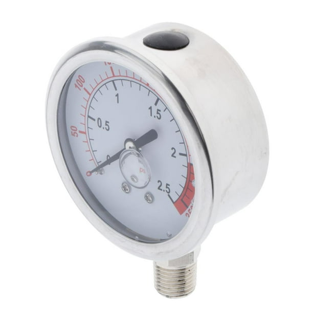 Manómetro de presión de agua de 0/15 PSI, TS-50-15psi, 0/1 Bar