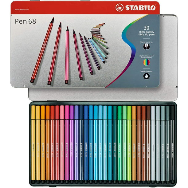 Rotuladores STABILO Pen 68 6 ud - Pastel