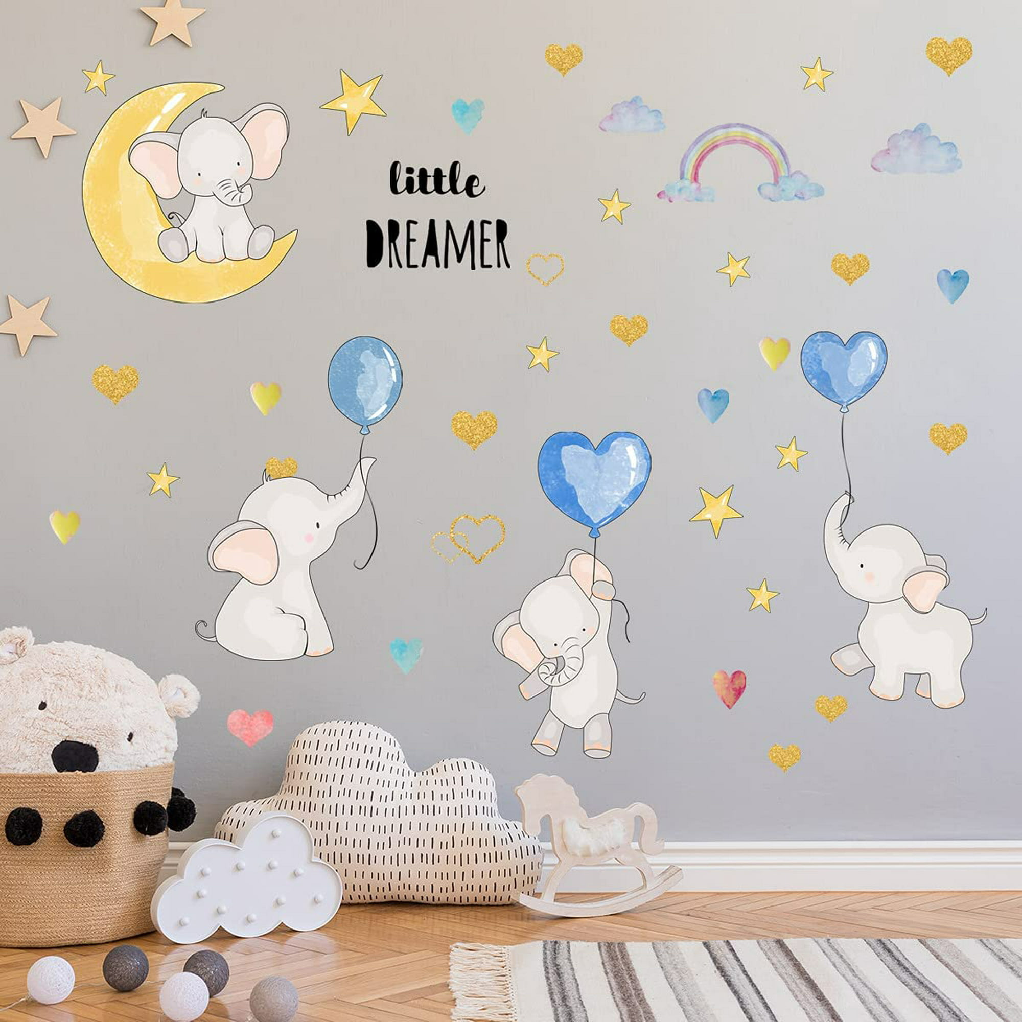  [True Love] Pegatinas de pared decorativas para decorar la pared  : Bebés