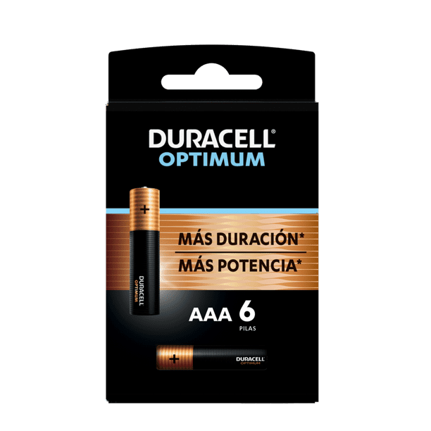 Pila Duracell AAA con 6 piezas