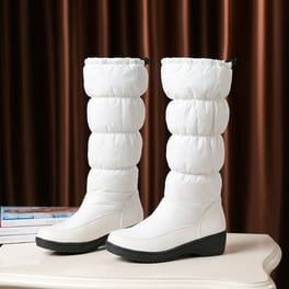 Botas de montar bordadas a la moda para mujer, botas informales cálidas de  tacón medio, botas de tub Wmkox8yii sdhk249