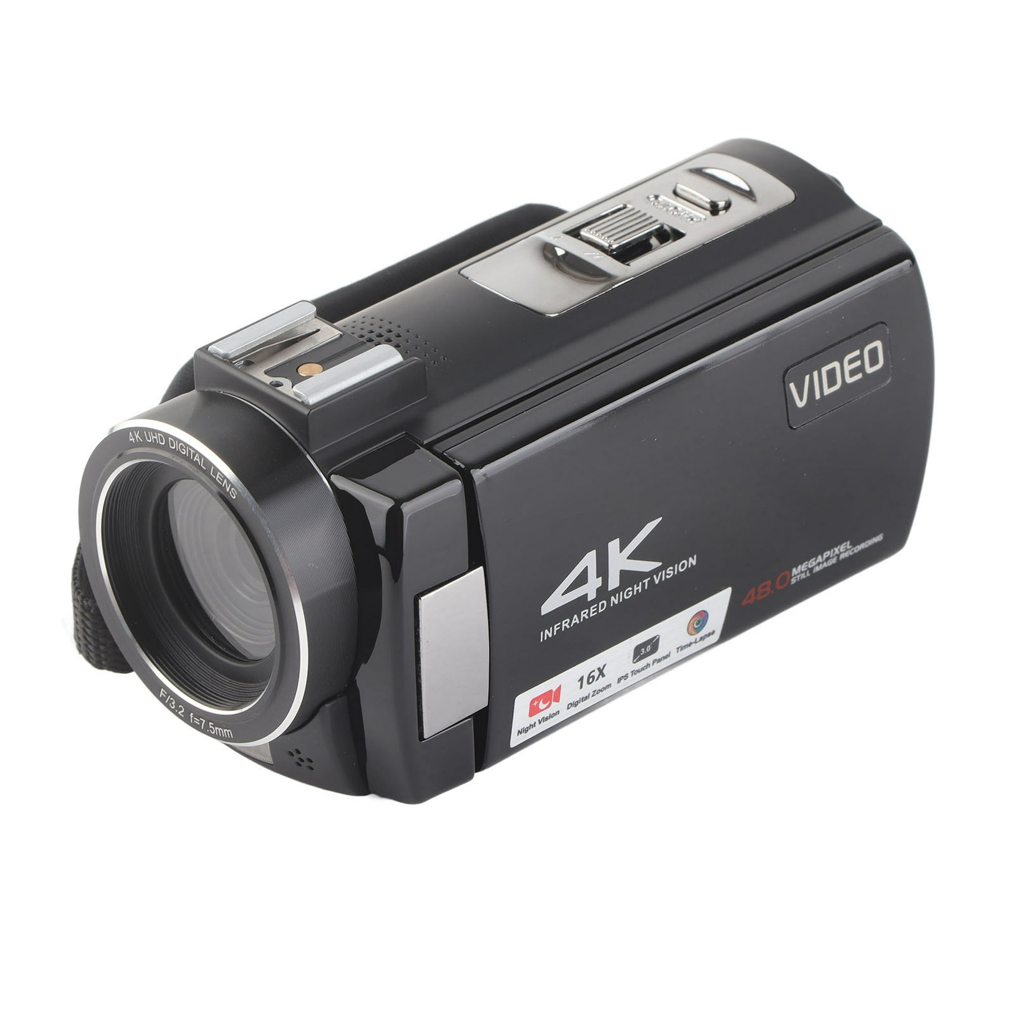Cámara de Video 4K Videocámara 48MP Cámara de Video con micrófono 16× Zoom  Digital Cámara  3'' visualización táctil y Control Remoto :  : Electrónicos