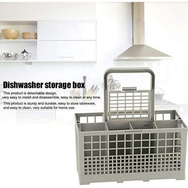  Cesta universal para lavavajillas, para cubiertos y platos,  caja de almacenamiento para lavavajillas : Electrodomésticos