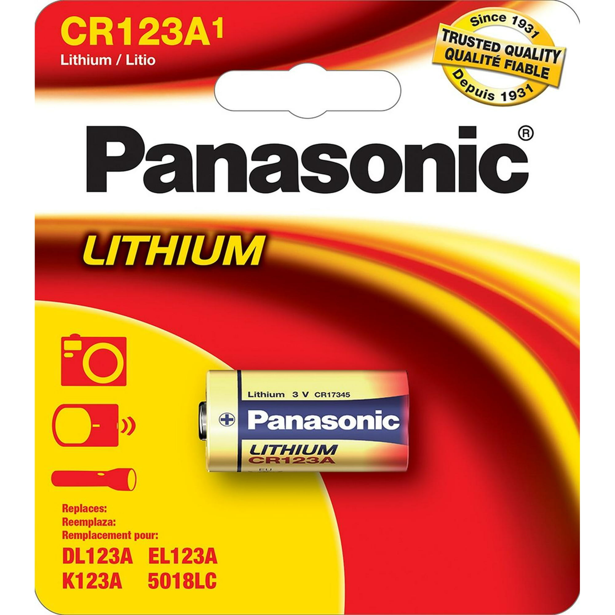 Pila Panasonic Cr123 3 Volts Cr123a Cr-123 Cr123a El-123a 16340 Panasonic  CR123