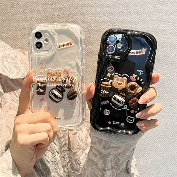 Funda Para Redmi Note 12 Pro 4G A1 A2 10C 10A 9C 9T 11S 10 5G 10S 9S 8  Xiaomi Poco M5S M3 X3 NFC Cartoon Stitch Wave Edge TPU Teléfono