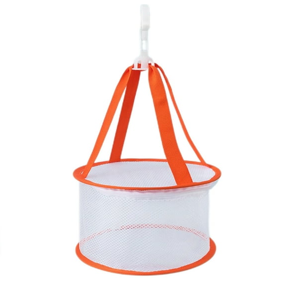 moyic cestas de lavandería colgantes reutilizables soporte para orificios licuadora de cosméticos de secado de gran capacidad bolsa de red estante almacenamiento y organización del hogar naranja moyic ha06360306b