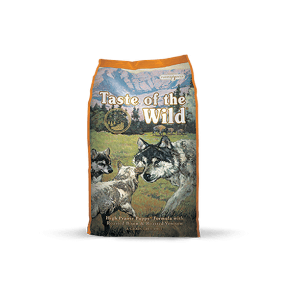 Alimento Taste of the Wild High Prairie Puppy para perro cachorro todos los  tamaños sabor bisonte asado y venado asado en bolsa de 2.2kg