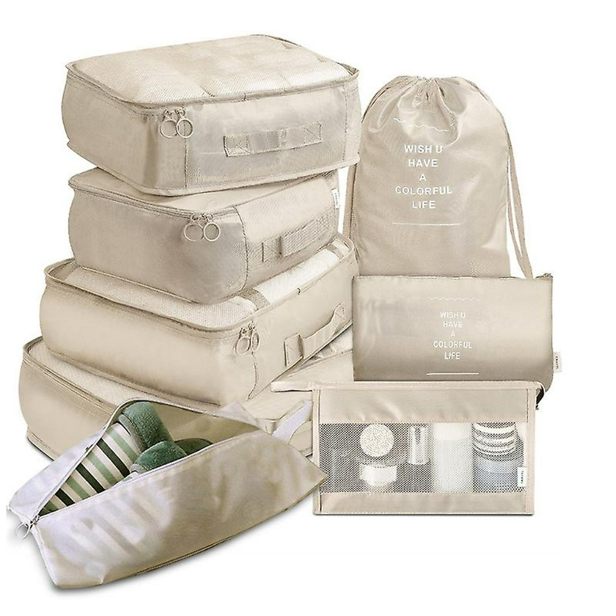 Bolsa organizadora de equipaje de viaje, Maleta de almacenamiento para ropa  interior, sujetador, camiseta, zapatos, bolsas