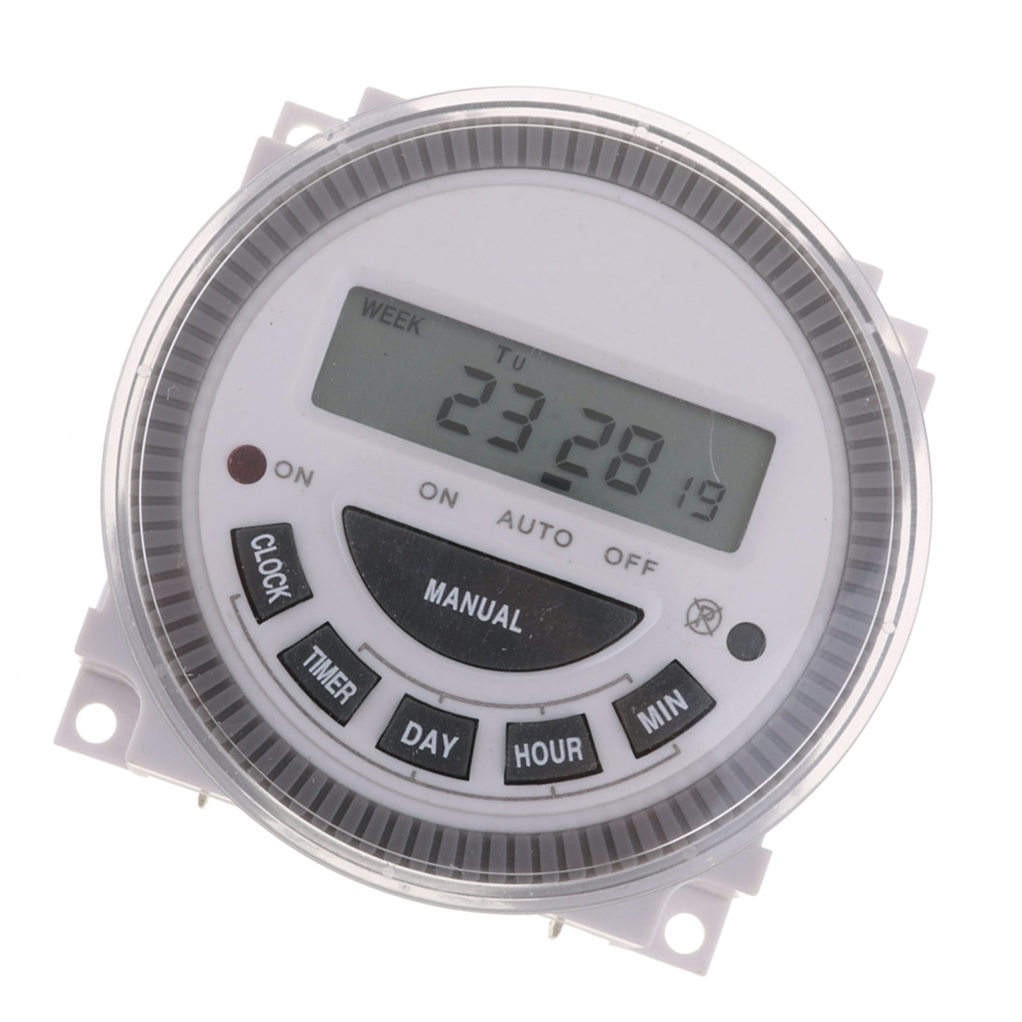 Timer Digital Temporizador Enchufe 220v Programable Electrico De 10a Reloj  De Encendido Y Apagado