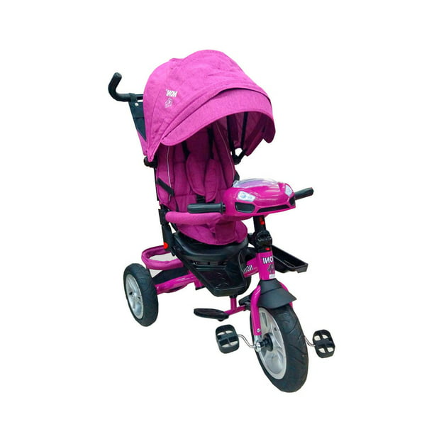 Triciclo Evolutivo Angelin Baby Llanta de Aire Morado