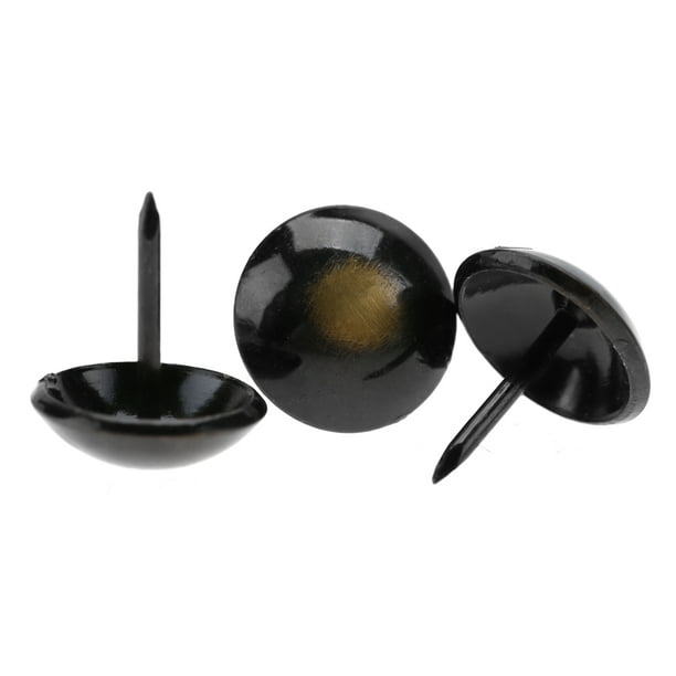 Tachuela Clavo Tapicería Plástico Negra 9x12,5mm. Niquelado (40u