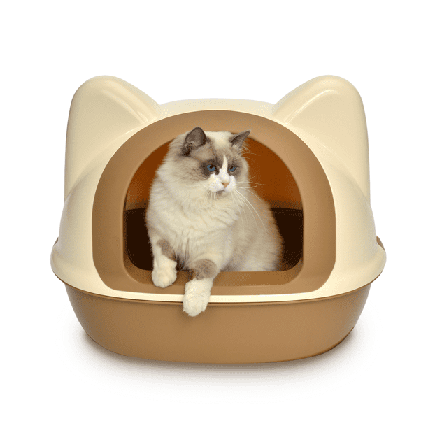 Arenero Cerrado para Gatos Orejitas - Cat-oh pet shop