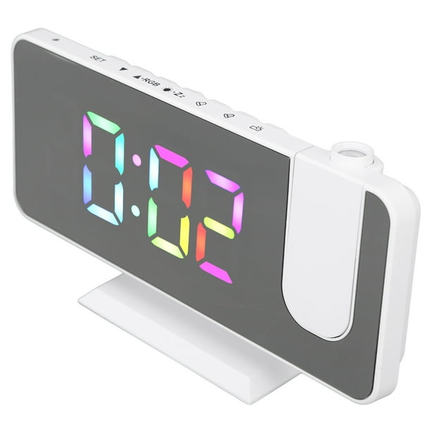 Reloj Despertador Digital 180 Proyector En El Techo Relojes De Escritorio  Para El Dormitorio Oficina