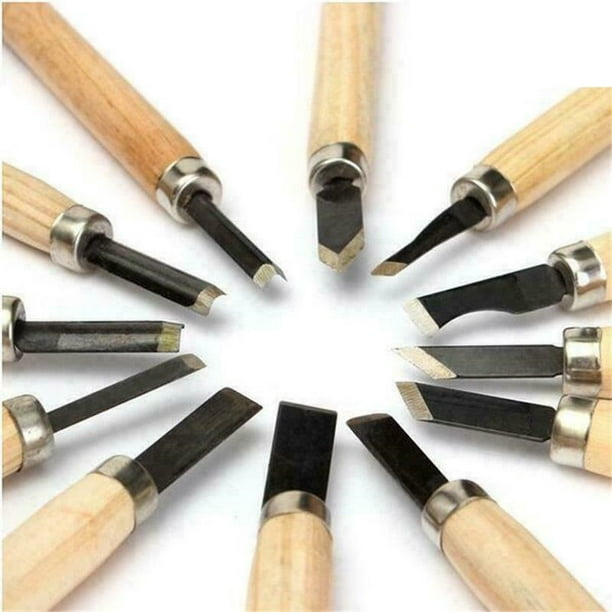 Juego de cinceles manuales para tallar madera, herramienta de gubias para  carpintería 12 en 1 Hy YONGSHENG 8390611766719