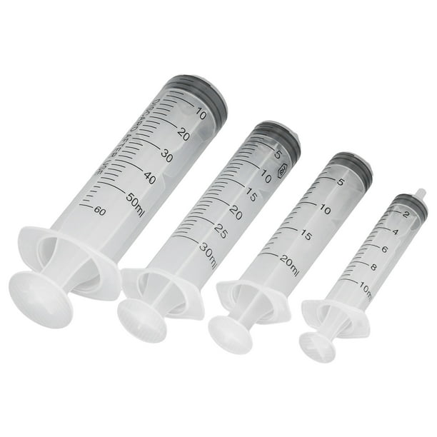 Jeringa nasal para bebé, 4 unidades, 0.3 fl oz, 0.7 fl oz, 1.0 fl oz, 2.0  fl oz, aspirador nasal profesional para bebés con puntas de succión nasal  de