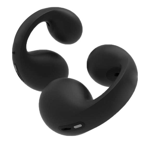 Funda de cuero genuino compatible con auriculares Sony Ambie Sound  Earcuffs, cuero suave, portátil, funda protectora completa con gancho para  llavero