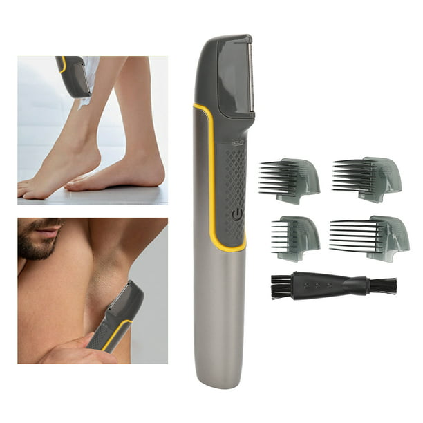 Cortadora de pelo corporal, afeitadora corporal eléctrica, herramienta de  corte de pelo con pilas para hombres