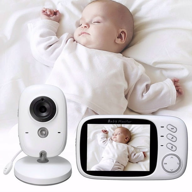 Monitor De Video Para Bebés Con Pantalla Grande De 3.2 Pulgadas Con Audio  Bidireccional Para Madre E Hijos, Cámaras De Vigilancia De Video De Visión  Nocturna Ir Con Pantalla De Visualización De