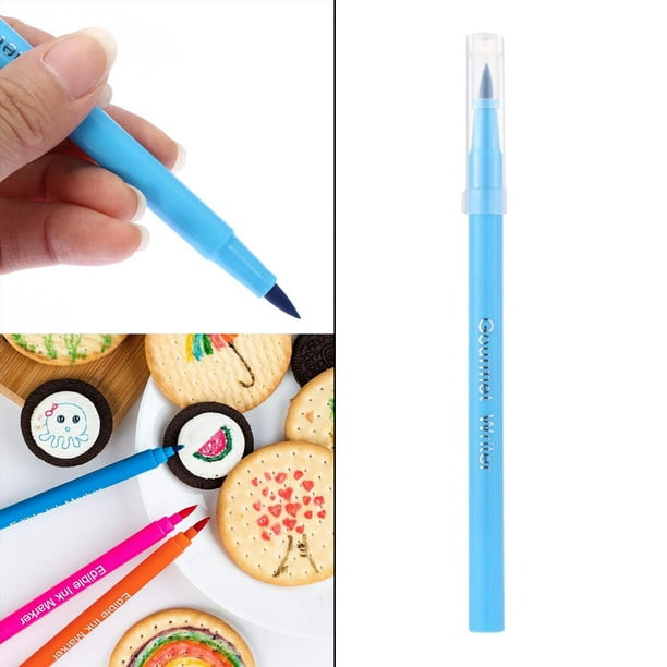 2 rotuladores comestibles para colorear alimentos, decoración de postres de  Gloria 2 bolígrafos para colorear alimentos.
