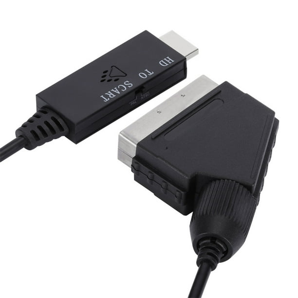Cable Convertidor Cable adaptador Adaptador de audio y vídeo de bajo  consumo Compatible con HDMI a Euroconector Hugtrwg Para estrenar