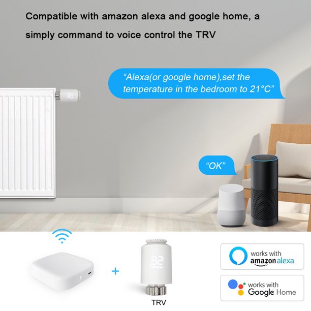 Termostato WiFi 4 salidas compatible Tuya Smart Google Home  Alexa