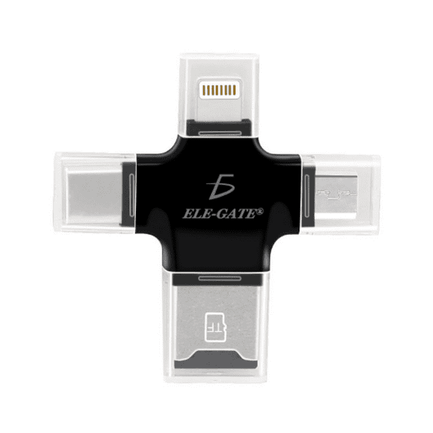 Adaptador De Otg Para iPhone iPad Lightning Usb 3.0 - ELE-GATE