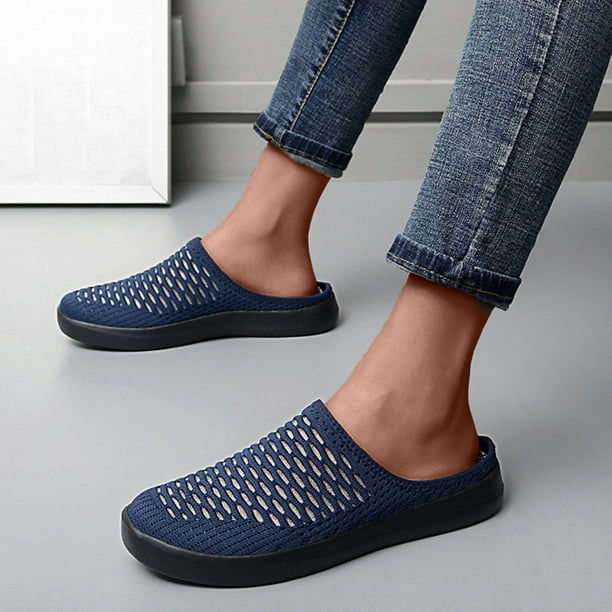 Zapatos de mujer para mujer, informales, diarios, con punta cerrada, plataforma, media pantuflas de Wmkox8yii ytu8935 | Walmart en