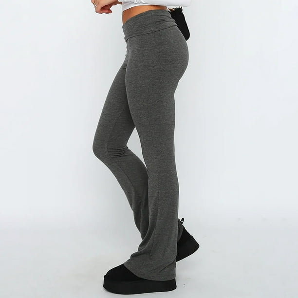 Pantalones Cargo Para Mujer Chándal De Cintura Alta Moda Ajustado Elástico  Lujo
