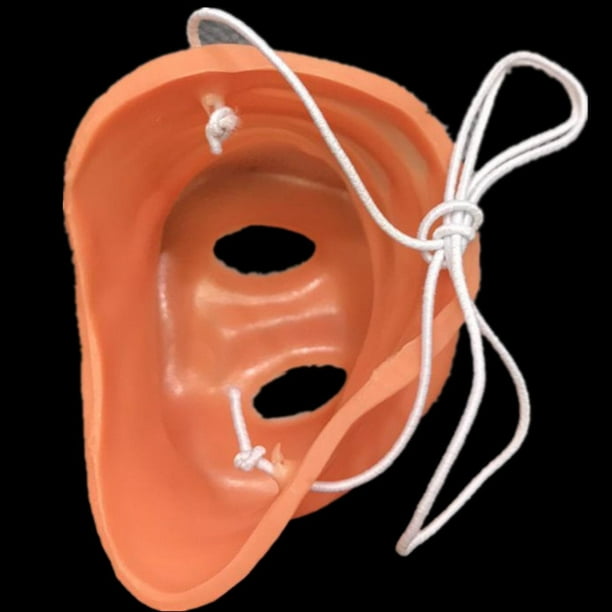 Accesorio de disfraz de nariz de cerdo de látex con banda elástica LOTE DE 6