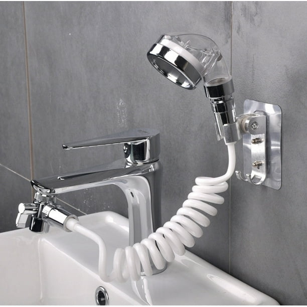 Juego de cabezal de ducha para lavabo, ducha de mano de baño, manguera  telescópica de 1,5 m ACTIVE Biensenido a ACTIVE