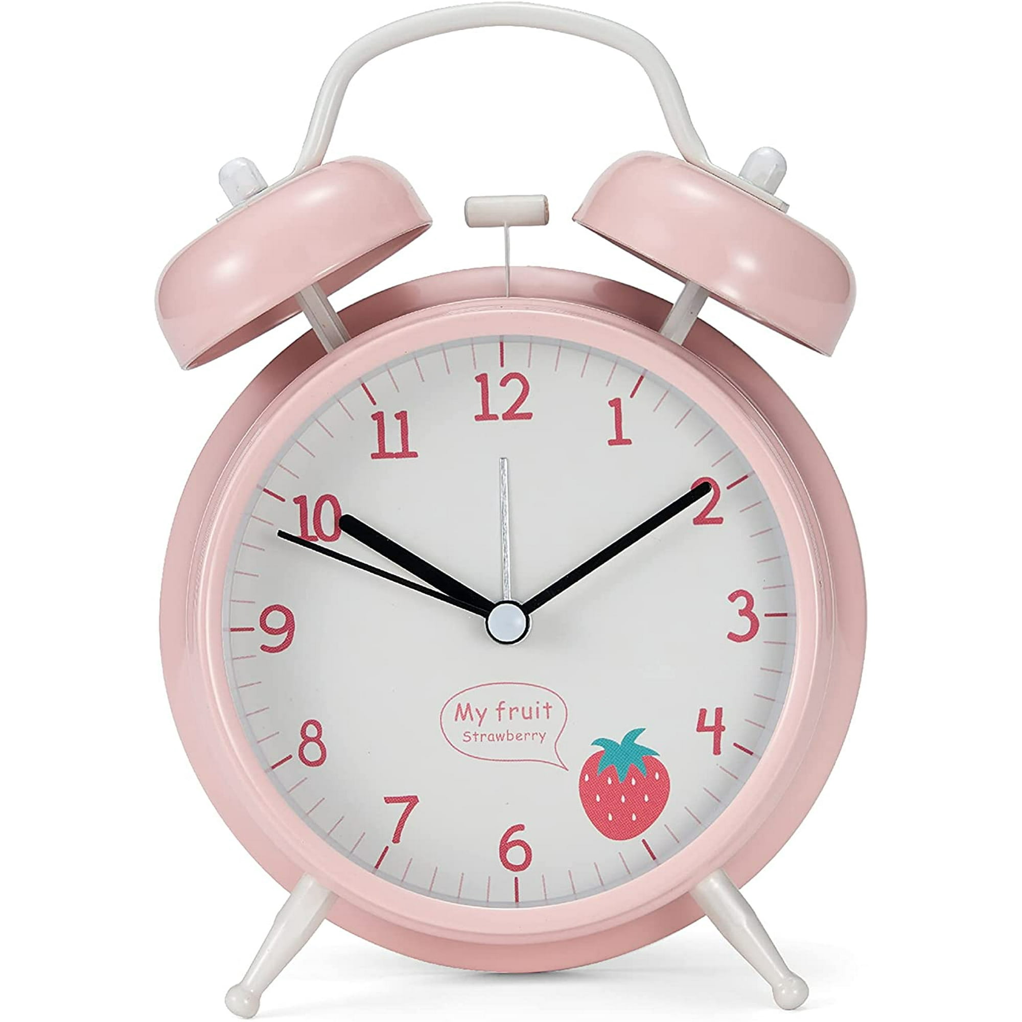 Reloj despertador Retro - Rosa - dormitorio - niños y adultos