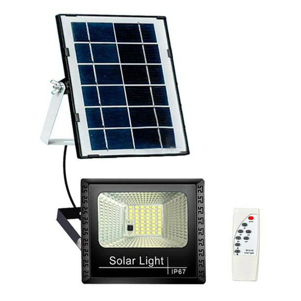 Reflector Lampara Solar Led Solarshine Luz Exterior 100 Leds