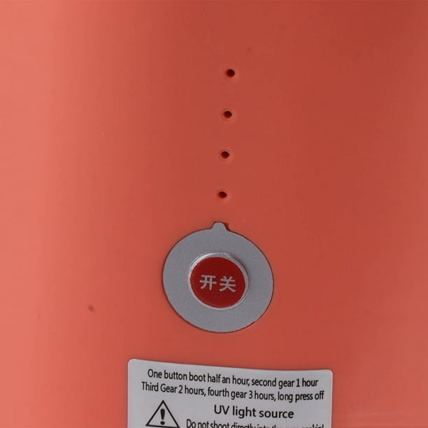 Secadora de ropa portátil Máquina secadora pequeña con tubo de secado de  zapatos para viajes Casa Lavandería Naranja Enchufe de EE. UU. 110 V 200 W