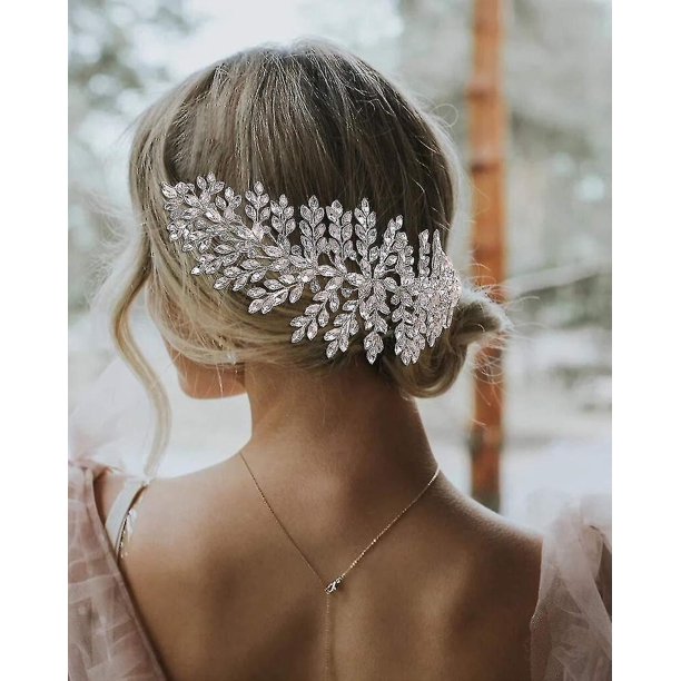 Peineta para el pelo de boda para novia, accesorios para el