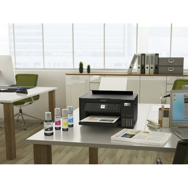 Impresora Multifuncional Epson ECOTANK L4260 con Sistema de Tinta Continua,  WiFi y 4 Tintas Extras C11CJ63301