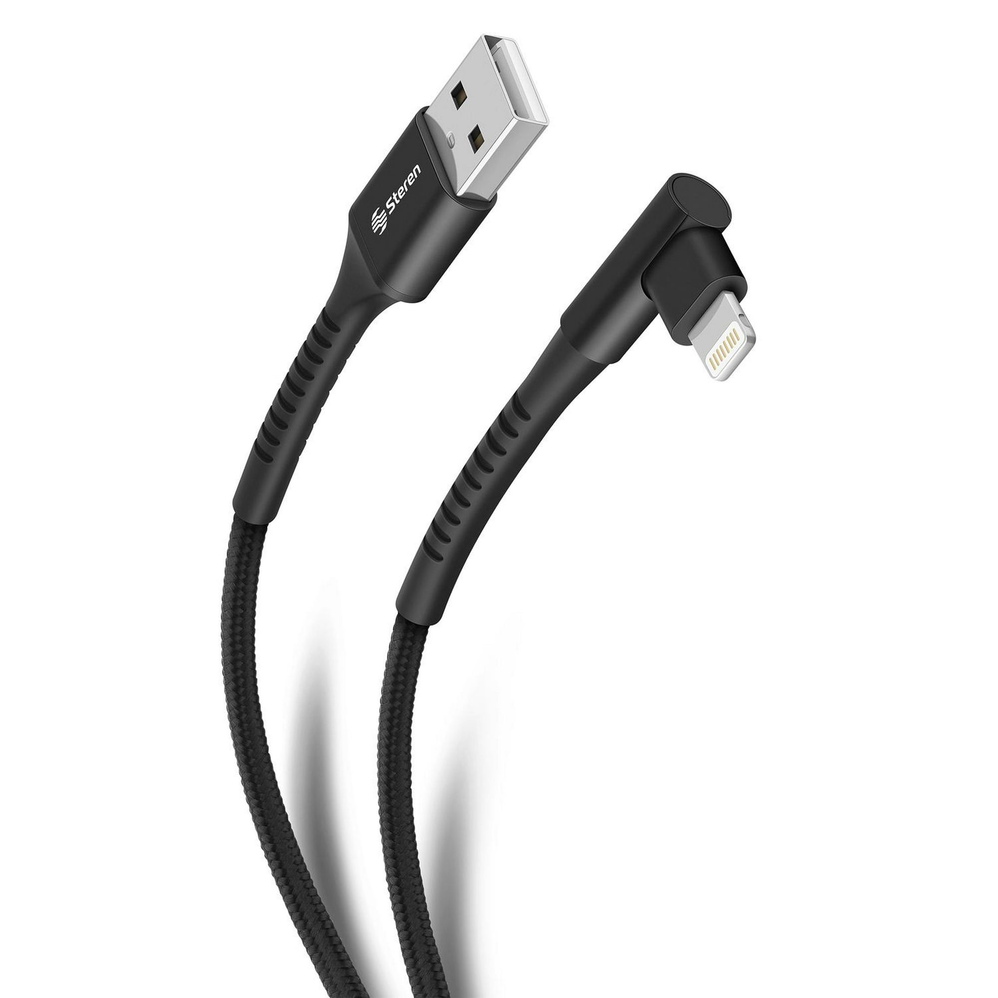 Cable de extensión USB 2.0 con interruptor, 1m, negro