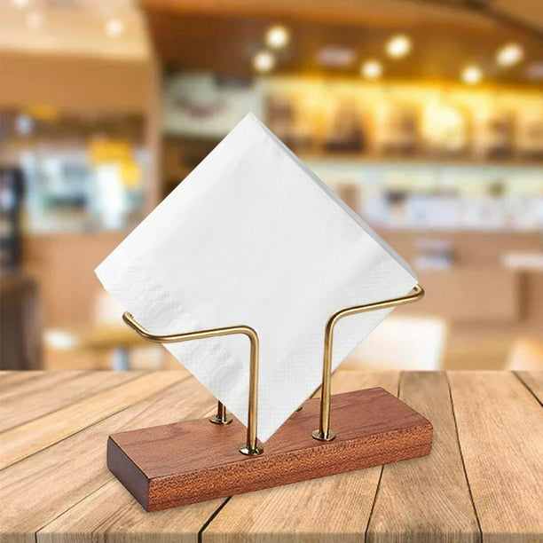 Servilletero vertical Golden Ginkgo | Elegante bandeja de almacenamiento de  toallas de mano de papel desechable contemporáneo | Baño, cocina, comedor