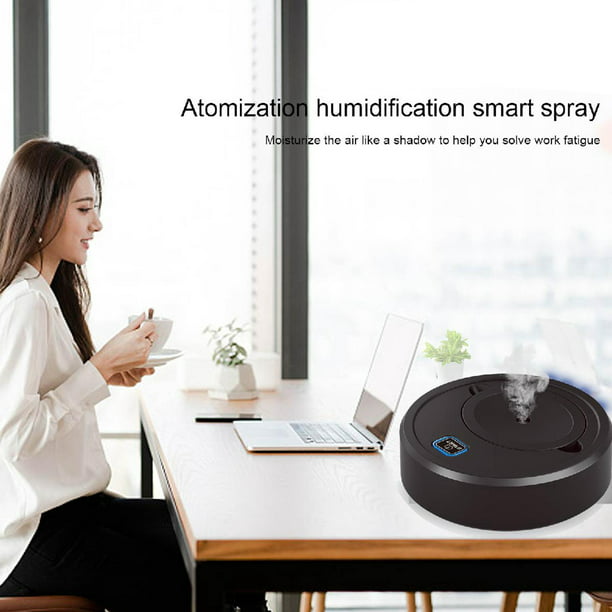 Aspiradora, humidificador de aire USB, de agua de 170 ml, difusor de aceite  esencial, de barrido inteligente, barredora de succión de Bnco Macarena  robot de barrido