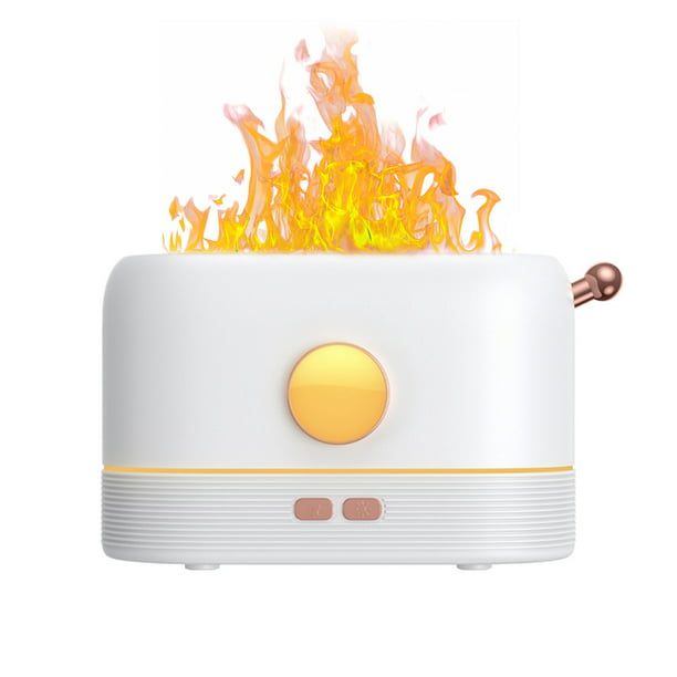  Humidificadores para bebé, humidificador de aire de 2 colores  de llama, puede agregar aceite esencial, humidificador difusor para el  hogar, dormitorio, oficina, yoga, B : Hogar y Cocina