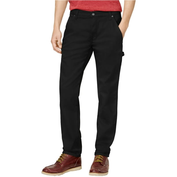 Dickies Flex Duck - Pantalones de carpintero para hombre, color negro, 36 W  x 30 L Dickies Carpintero