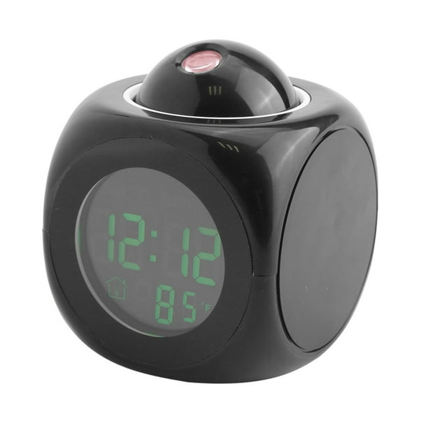 2 Pezados de Despertador Digital Proyector, Despertador Proyector Techo de  Plástico + Componente Ele Baoblaze Reloj despertador digital grande