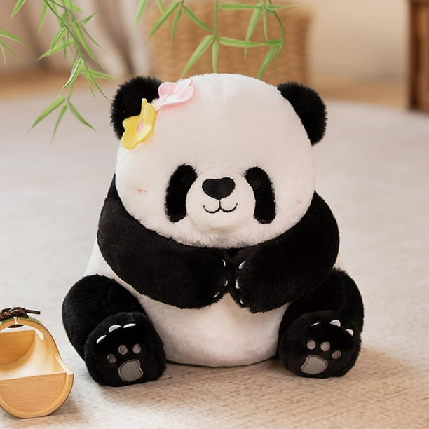 Muñeco de peluche de Panda lindo, juguete para dormir acompañado, cojín  suave para decoración de dormitorio, almohada para , , adultos, , Los 25CM
