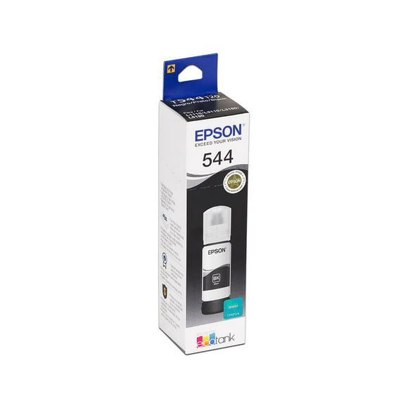 botella de tinta epson 544 negro modelo t544120al epson t544120al