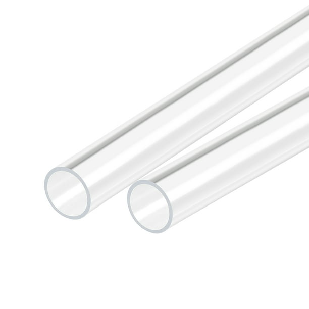 MECCANIXITY Tubo acrílico transparente rígido redondo tubo 0.236 in (1/4)  ID 0.315 in (5/16) OD 10 para lámparas y linternas, sistema de