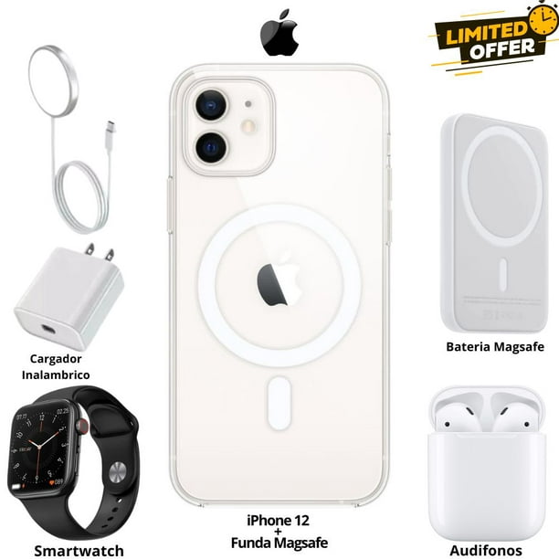 Combo iPhone SE 64GB Blanco (Reacondicionado) + Audifonos para iPhone, Apple