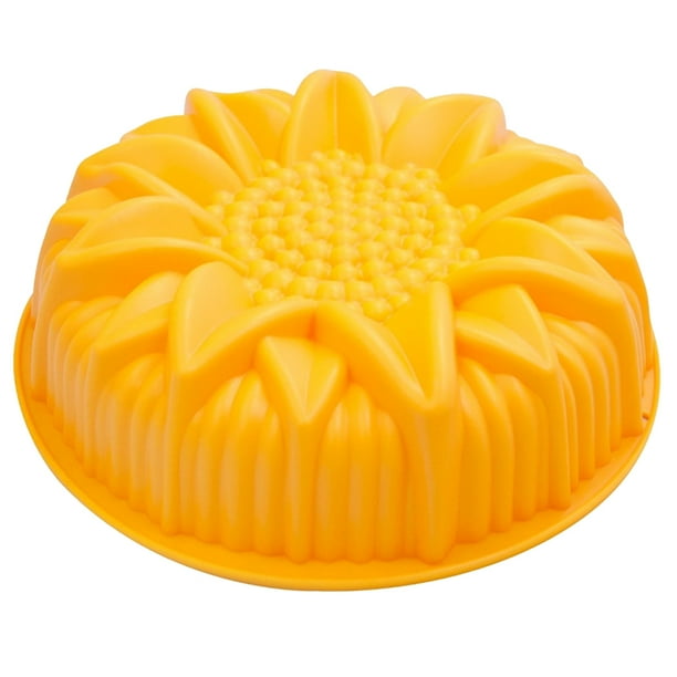 Comprar Molde grande de silicona para Tartas, moldes para postres, moldes  grandes para repostería con estilo de girasol ()