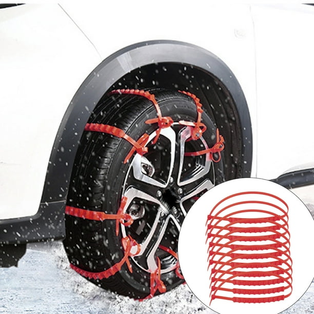 Cadenas de nieve Universal para coche antideslizante de acero inoxidable  LLantas