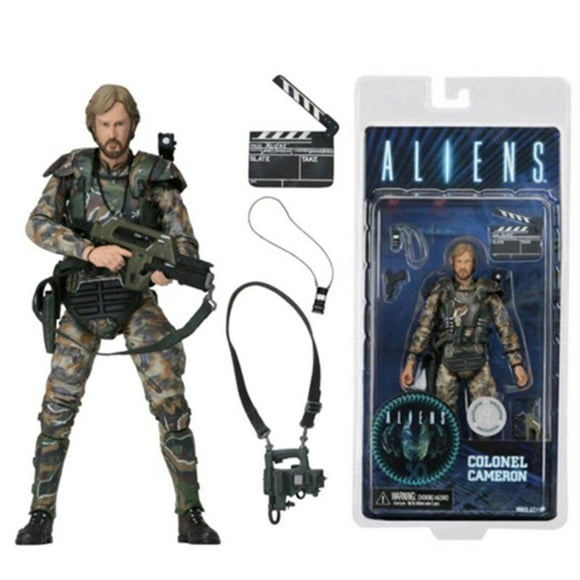 neca aliens vs predator colonel cameron figura de acción juguete de modelos coleccionables regalo d zhangmengya unisex