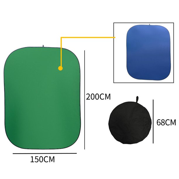 Plegable Portátil Fondo Chromakey Croma Key telón de fondo de