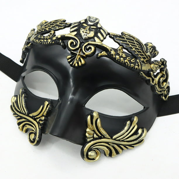 Máscara de mascarada para hombre, máscara veneciana romana griega para  Mardi Gras, baile de máscaras, Halloween, fiesta de graduación
